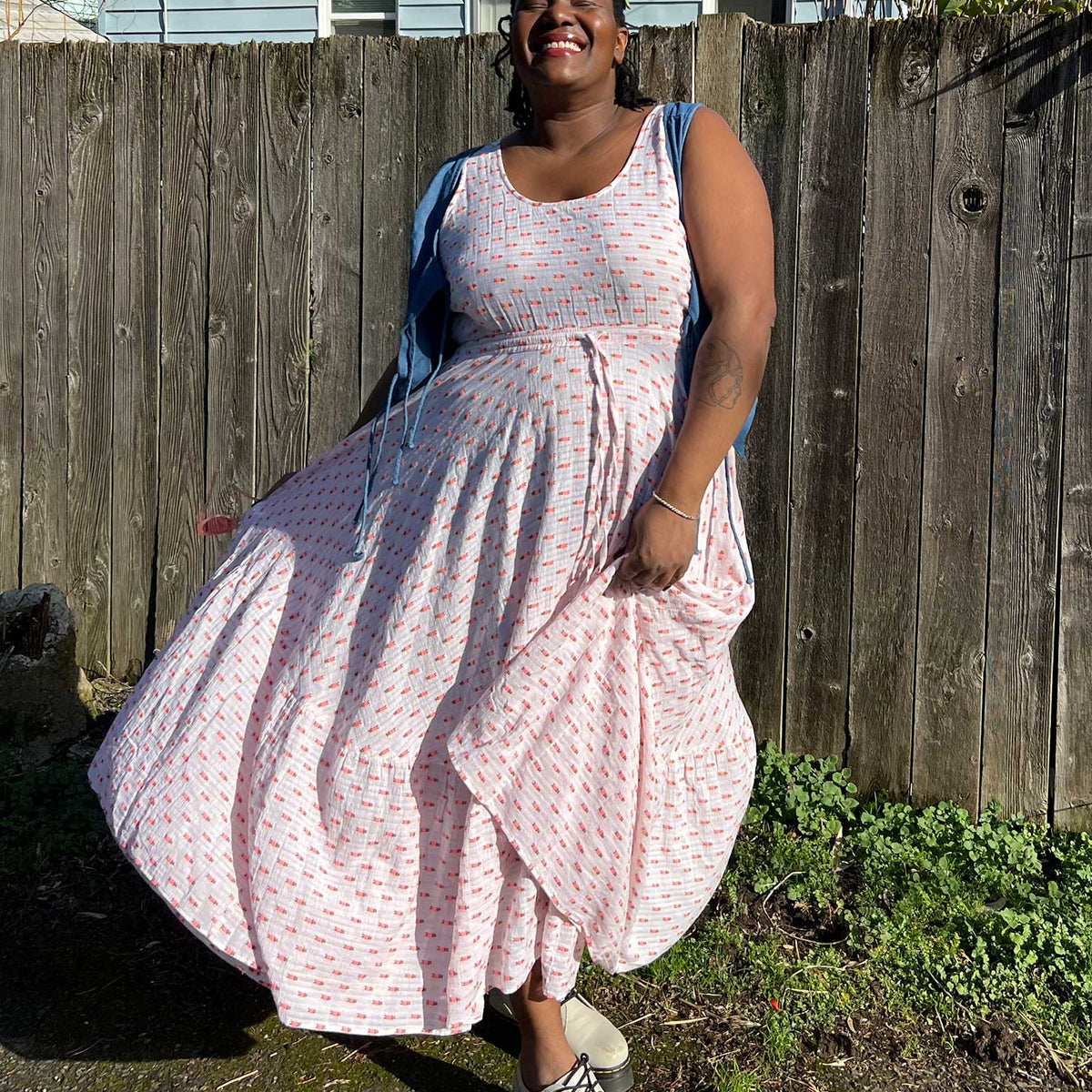 simple cotton maxi dress Golden Hour 100% Cotton Maxi Dress in Cream