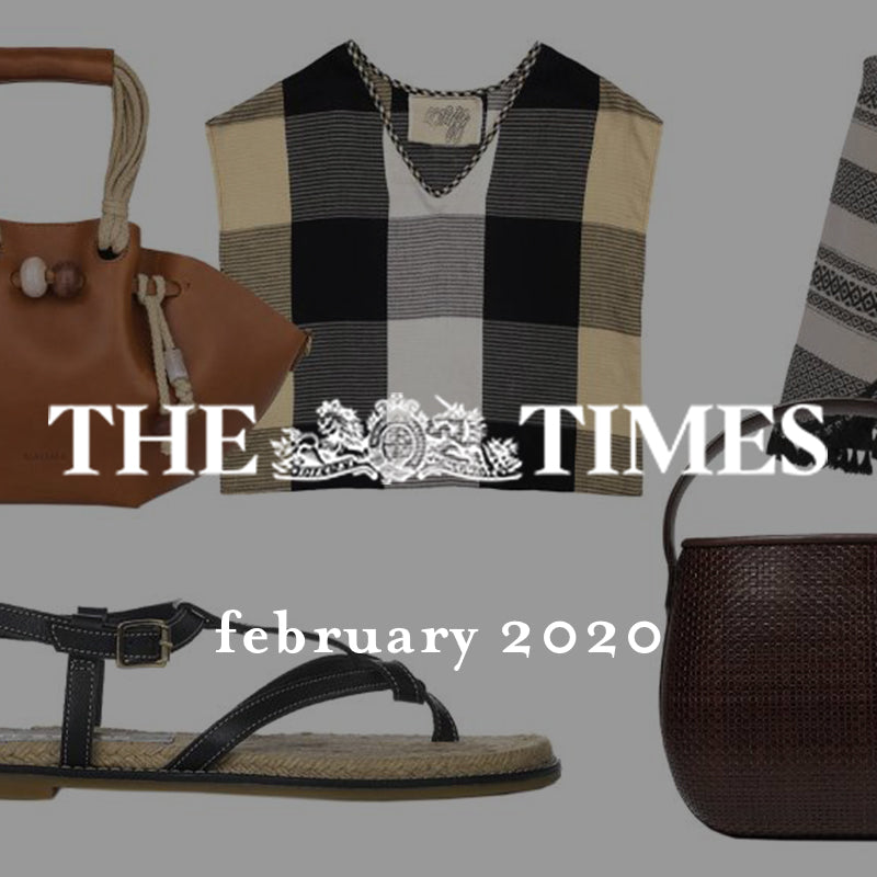 ace&jig featured in the sunday times styles, february 2020