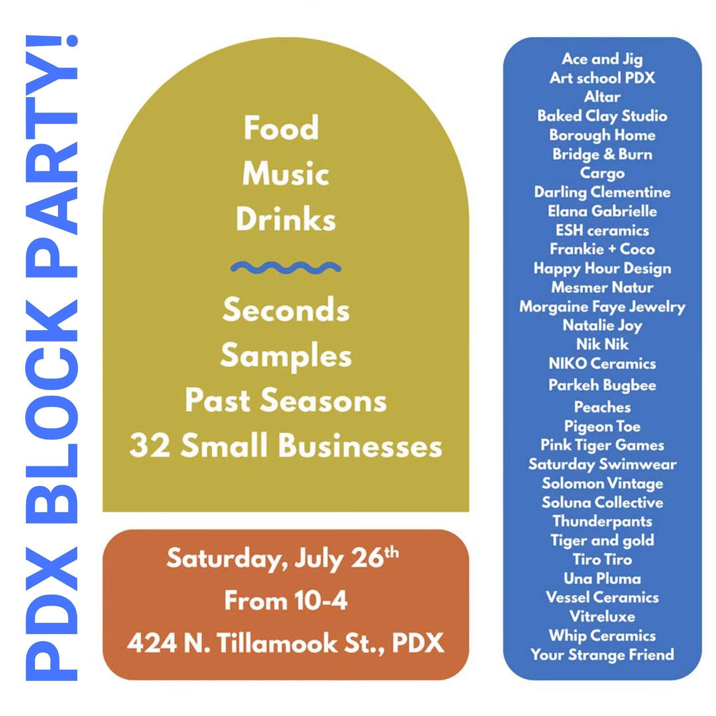 PDX Block Party Sample Sale!