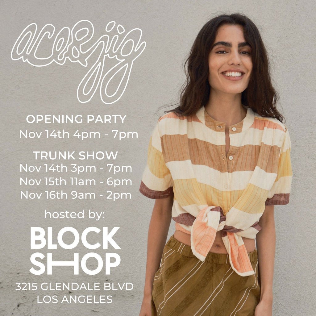 Ace & Jig LA Trunk Show hosted by Block Shop