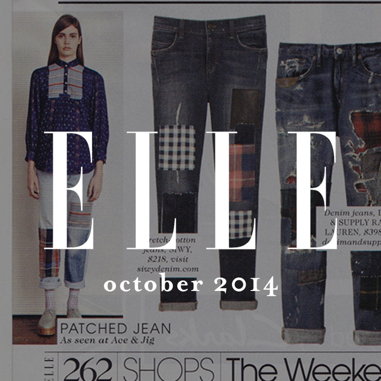 ace&jig elle, october 2014 press