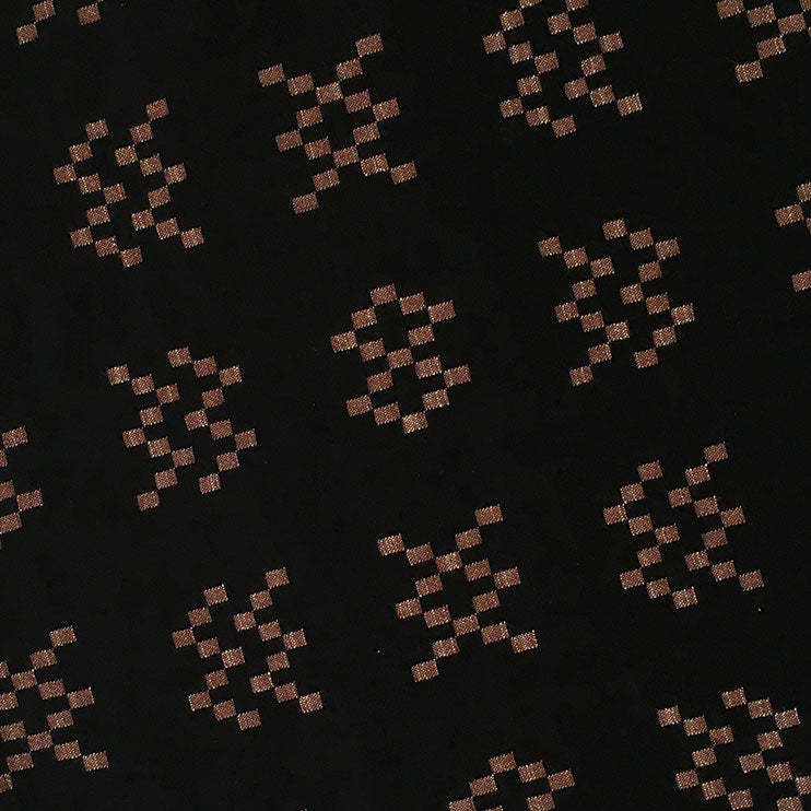 textile swatch of black sampler