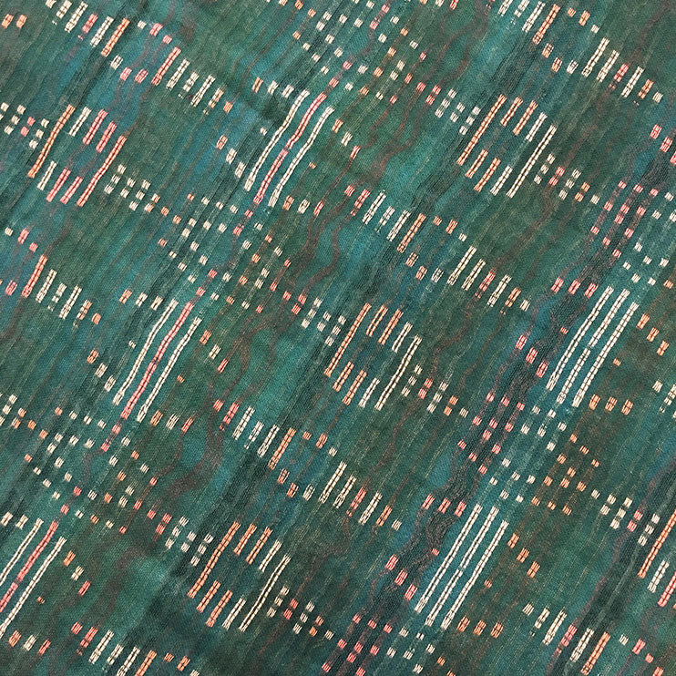 textile swatch of emerald