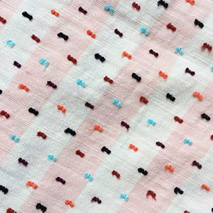 textile swatch of macaron