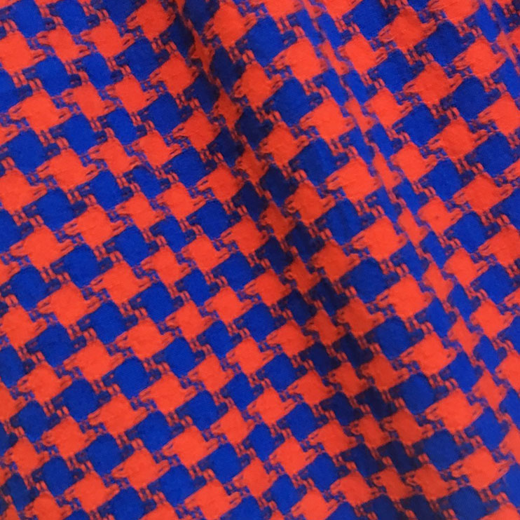 textile swatch of varsity