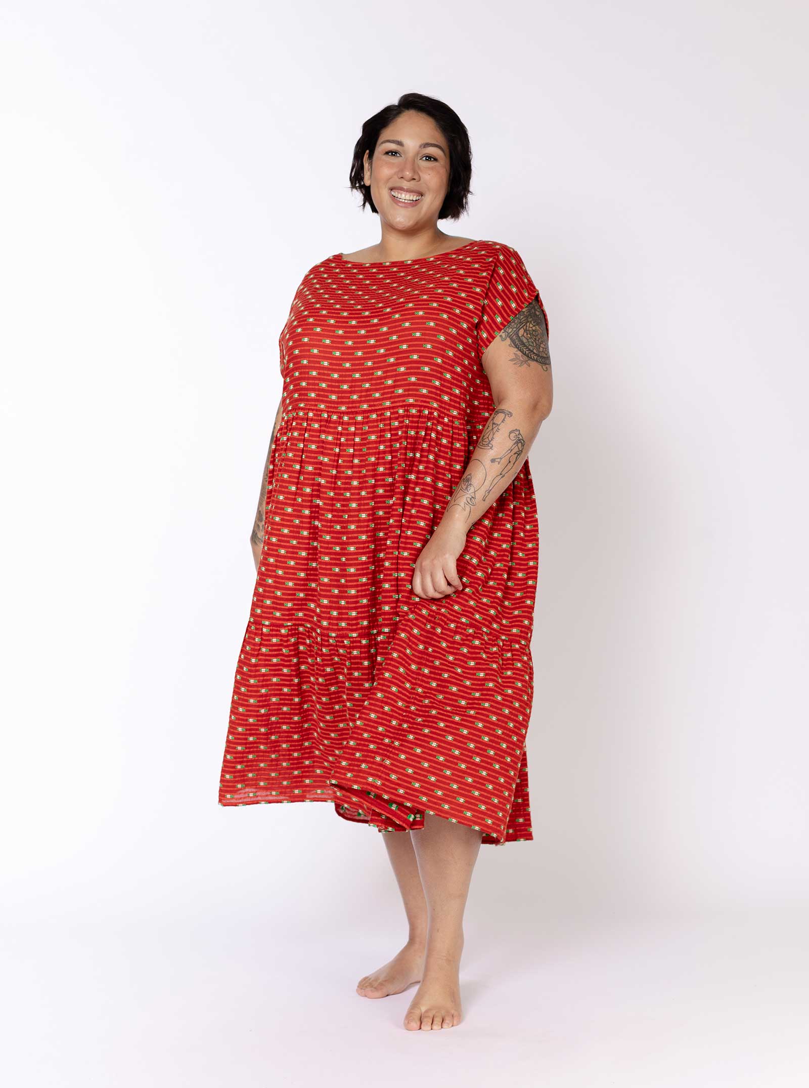 ACE & JIG Penny Midi Dress - offers Watermelon