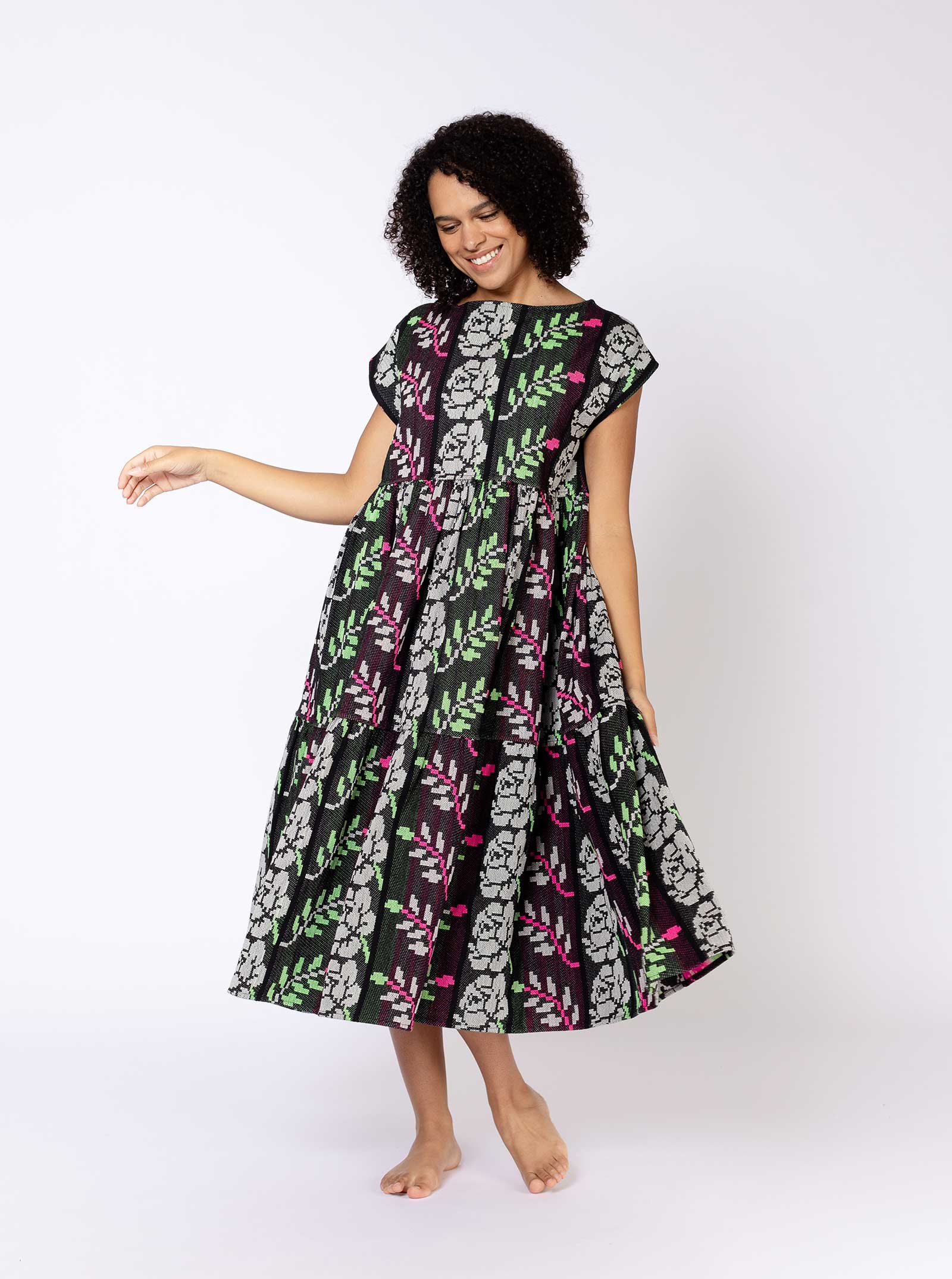 ACE & JIG Penny store Midi Dress - Watermelon