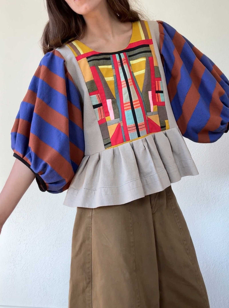 patchwork-stripe-top