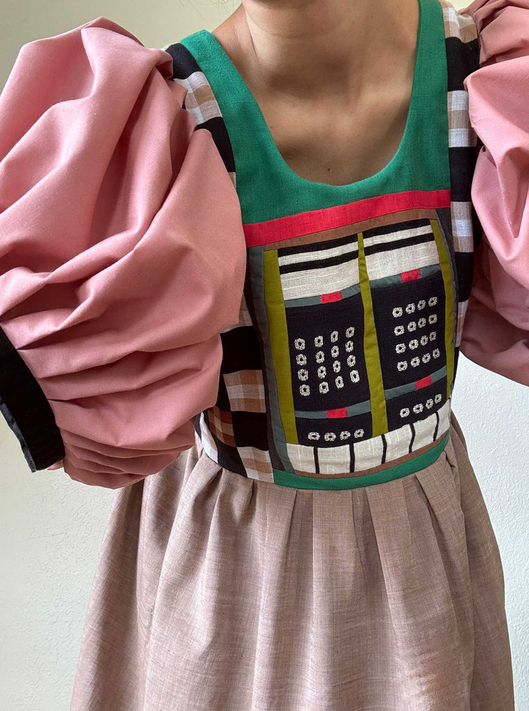 pink-check-dress