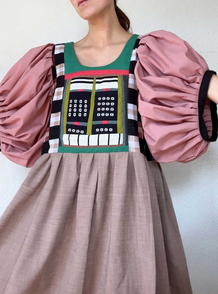 pink-check-dress