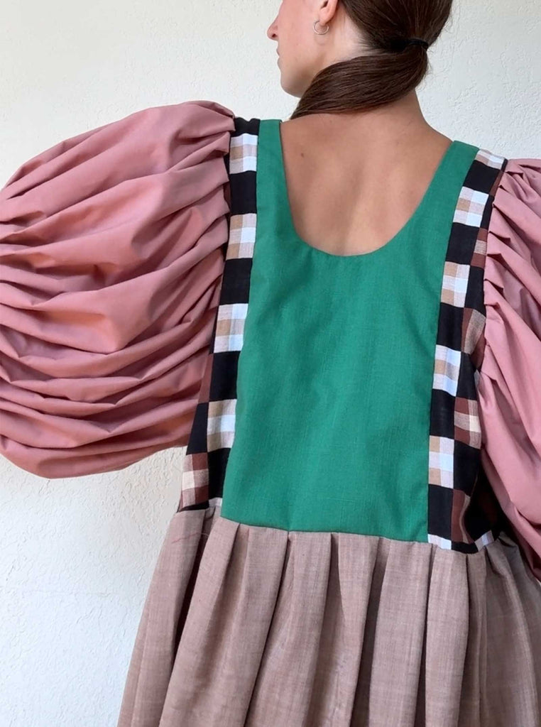 pink-check-dress