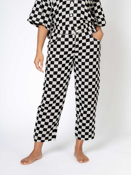 【新品】anuke Check Tuck Pants anuke(アンヌーク) Check Tuck Pants | サウスオレンジ｜メンズ