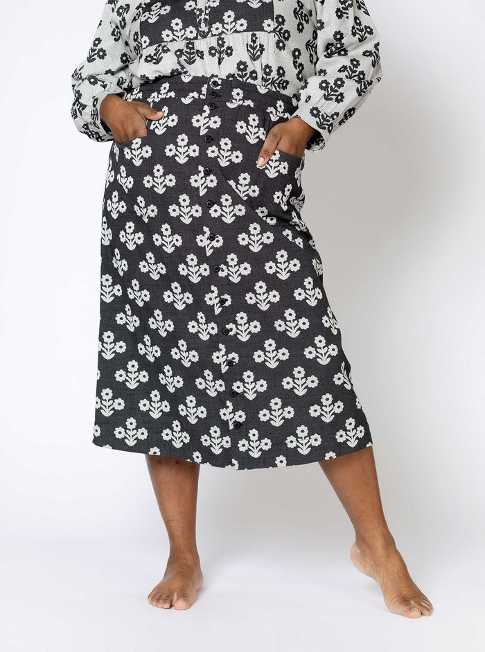 ace & jig ruth skirt | pre spring 25 | gardenia