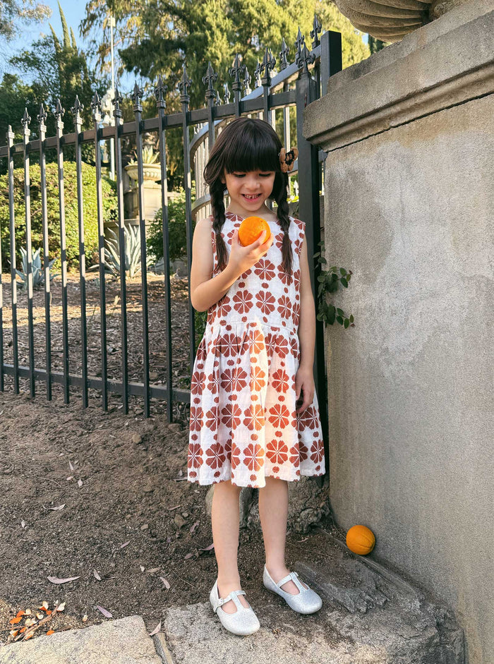 ace & jig kids daisy dress | spring 25 | wildflower